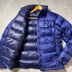 【極美品!!希少カラー!!】mont-bell light alpine down モンベル ライトアルパインダウンジャケット EX800 ライトパープル　メンズＭ相当