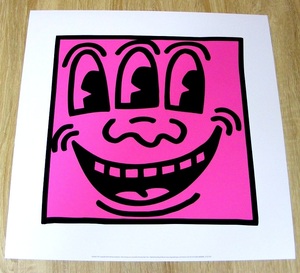Keith Haring (キースヘリング) Untitled (1981),2003 イギリス製シルクスクリーンポスター