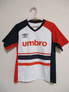 ё 　Umbro　ё スポーツ半袖Ｔシャツ ■140㎝■ 白 0913