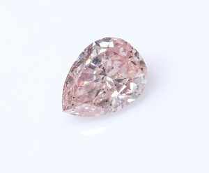 【１００円～】0.148ｃｔ 天然ダイヤ FANCY LIGHT ORANGISＨ PINK（ナチュラルカラー）I1 PSカット