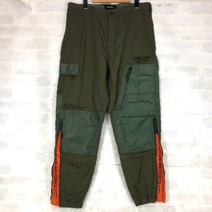 AVIREX アヴィレックス ミリタリー コンビネーション ジョガーパンツ SIZE: XL カーキ MH632024110204