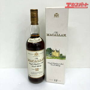 【未開栓】ウイスキー マッカラン MACALLAN 12年 750ml 旧ボトル オールドボトル 箱付き ミスマ店