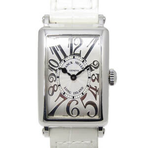 FRANCK MULLER フランクミュラー 腕時計 ロングアイランド レリーフ 902QZ REL LONG ISLAND クオーツ レディース シルバー 30012848