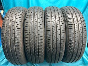 ⑤2023年製155/65R14バリ山！中古タイヤ4本セット　DUNLOP ダンロップ エナセーブ EC204 ENASAVE 夏タイヤ サマータイヤ ノーマルタイヤ