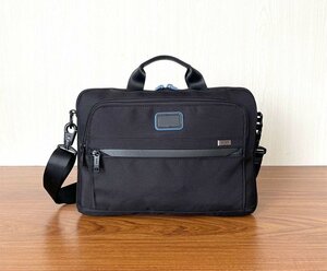 未使用 TUMI ALPHA ン ブリーフケースアルファ ビジネスバッグ ショルダーバッグ ブラック 黒