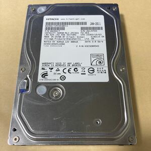 HITACHI HDD 3.5インチ 320GB MLC S ATA 動作確認 フォーマット確認