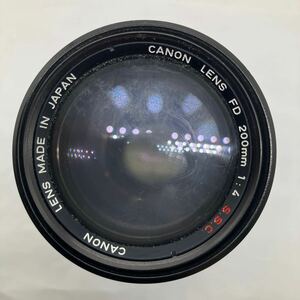 【E/XB0293】Canon LENS FD キャノン レンズ 200mm f/1:4 SSC