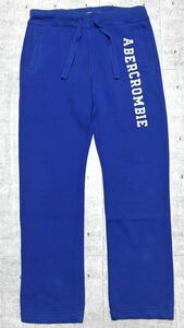 アバクロンビー＆フィッチ スウェットパンツ フェルトワッペン ビッグロゴ　　デカロゴ Abercrombie & Fitch アバクロ A&F 玉8990