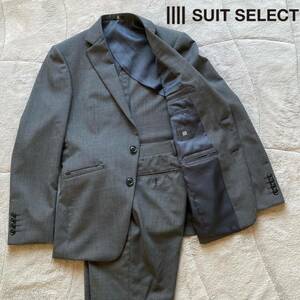 SUIT SELECT　スーツセレクト　セットアップ　　チャコールグレー　Y4 シングルスーツ ビジネス