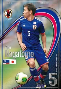 【中古】長友　佑都 日本代表 ST+ パニーニフットボールリーグ Panini Football League 2014　02 pfl06-126