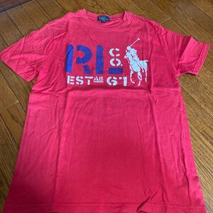 ラルフローレン　半袖Tシャツ 赤　BOYS L 160 国内正規品　POLO RALPH LAUREN