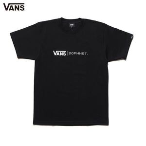 【美品】【送料最安360円】 SOPHNET ソフネット VANS S/S TEE Tシャツ カットソー 半袖 BLACK ブラック 黒色 即決早い者勝ち