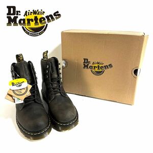 【未使用】Dr.Martens ドクターマーチン CROFTON クロフトン オイルドレザー 7タイ ブーツ UK7 ブラック 元箱 タグ付き 定価3.3万