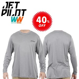 ジェットパイロット JETPILOT Tシャツ 速乾 40%オフ 送料無料 コープ L/S メンズ ハイドロT S18611 アイス XXL ロンT