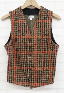 6T2419■FWK ENGINEERED GARMENTS KNIT VEST GUN CLUB CHECK エンジニアードガーメンツ ガンクラブチェックニットベスト レディース