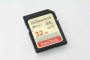 32GB SDHC I カード SanDisk Extreme PLUS