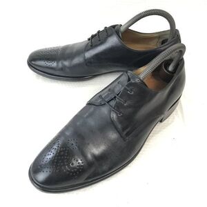 ビンテージ★リーガル/REGAL Heritage★本革/プレーントゥ/メダリオン【25.0EE/黒/BLACK】ビジネス/dress shoes◆E-196