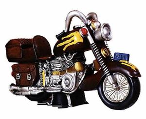 彫刻像 装飾品 レトロ 人工樹脂 オートバイ モデル 手作り 車 モデル フィギュア カラフル 絵画 オーナメント Hoem 装飾