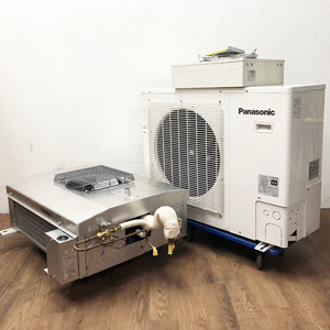 【引取希望・配送要相談・現状品】パナソニック/Panasonic 屋外形 1.1kW ロータリーアウトドア冷凍機OCU-KR150F クーリングコイルCC-M2070