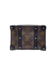 LOUIS VUITTON „ÇΩ„Éï„Éà„Éà„É©„É≥„ÇØ„Éù„Éº„ÉÅ „Éù„Éº„ÉÅ „É¨„Ç∂„Éº „Éñ„É©„Ç¶„É≥ M00753