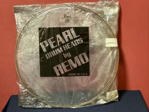 PEARL DRUM HEADS by REMO/18インチ！CLEAR/EMPEROR/BY REMO MADE IN U.S.A. JUNK！！