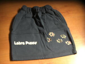 ラブラドルレトリバー　labra puppy 100紺色スカート