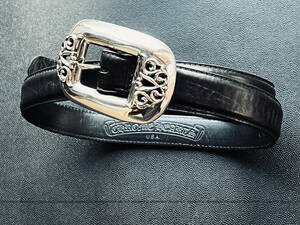 ■ 正規品 クロムハーツ 原宿店購入 CH クラシック バックル ベルト 30 / Chrome Hearts Classic buckle belt 30 inches ■