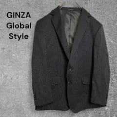 GINZA Global Style ストライプ テーラードジャケット