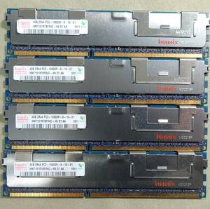 KN2102 hynix PC3-10600R Registered 4GBx4枚セット【サーバ用】