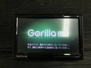 浜/SANYO/ポータブルナビ/Gorilla Lite/NV-LB51DT/通電確認済/動作未確認/2011年製/カーナビ/サンヨー/7.4-135 ST