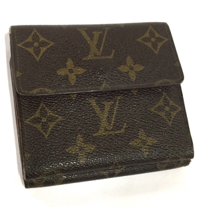 ルイヴィトン M61652 ポルトモネビエカルトクレディ モノグラム 三つ折り財布 ユニセックス LOUIS VUITTON QR014-400