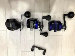 ベイトリール3点セット　DAIWA、オーシャンマスター、GETS