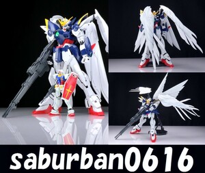 G0113完成品 1/60 PG ウイングガンダムゼロ カスタム 新機動戦記 Wガンダム XXXG-00W0 EW エンドレスワルツ 巨大 特大サイズ カトキ ハジメ