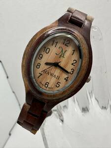 【HAWAII】レディース腕時計　腕時計　電池交換済み　稼動品　13-7