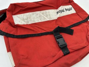 107554 コンディションA ヴィンテージ　英国 「ROYAL MAIL」　ロイヤルメール メッセンジャーバッグ　ホワイトリフレクター