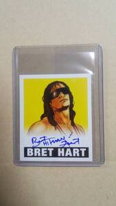 2012 Leaf Originals Wrestling　　Bret Hart ブレット・ハート　　直筆サインカード　　50枚限定