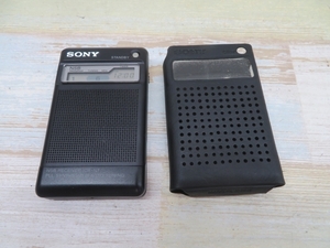 ★SONY ICR-N7 ラジオ NSB1/NSB2 ソニー ケース/電池付き 動作品 95563★！！