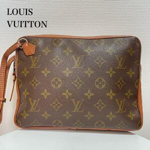 ■美品■ルイヴィトン LOUIS VUITTON モノグラム セカンドバッグ サックスポ