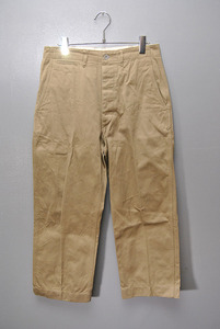 ANATOMICA U.S.Army 1937 Trousers CHINO ZERO アナトミカ アメリカ軍 M-37 トラウザー チノ パンツ ゼロ ベージュ 32