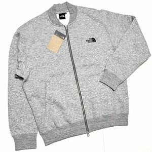 XXL 新品 ノースフェイス 裏地 フリース ボンバー スウェット グレー Bomber Sweat ボンバー ジャケット ジップアップ トレーナー ブルゾン