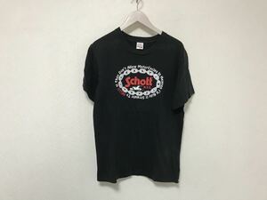 本物ショットSchott N.Y.Cコットンロゴプリント半袖Tシャツメンズサーフアメカジミリタリーストリートサーフ黒ブラックMバイカー