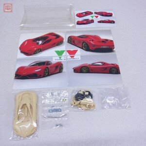 未組立 YOW MODELLI 1/43 FERRARI AUREA BERLINETTA レジンキット フェラーリ アウレア ベルリネッタ【10