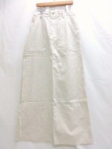 Simplicite シンプリシテェ CLオックスベイカースカート タグ付き 裙子　Skirt M 24-060-700-1100-2-0 綿89% 麻11% Made in China