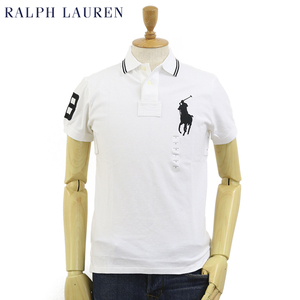 新品 アウトレット 16571 Mサイズ 半袖 ポロ シャツ polo ralph lauren ポロ ラルフ ローレン 白 ビッグポニー