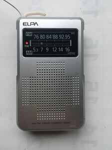 ELPA 朝日電器（株）ER-C67F ポケットラジオ AM FM 少しワイドなFM 訳あり