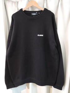 X-LARGE エクストララージ XLARGE STANDARD LOGO CREWNECK KNIT 黒 Lサイズ 最新人気品 大人気アイテム 値下げしました！