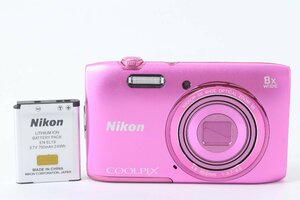 NIKON ニコン COOLPIX S3600 ピンク デジタルカメラ コンパクトカメラ デジカメ 43768-Y