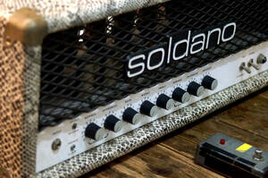 ☆直筆サイン入り初期型☆ Soldano SLO-100 Super Lead Overdrive 1989年製 w/Snake Skin Tolex ハードケース付き