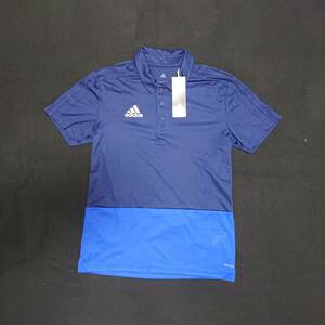 adidas アディダス 未使用　DRY　吸汗速乾 ストレッチ 半袖 ポロシャツ size M ネイビー　紺　ブルー　青 