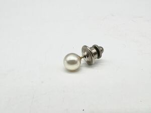 K18 イエローゴールド 真珠 パール タイタック 総重量0.83g アクセサリー 